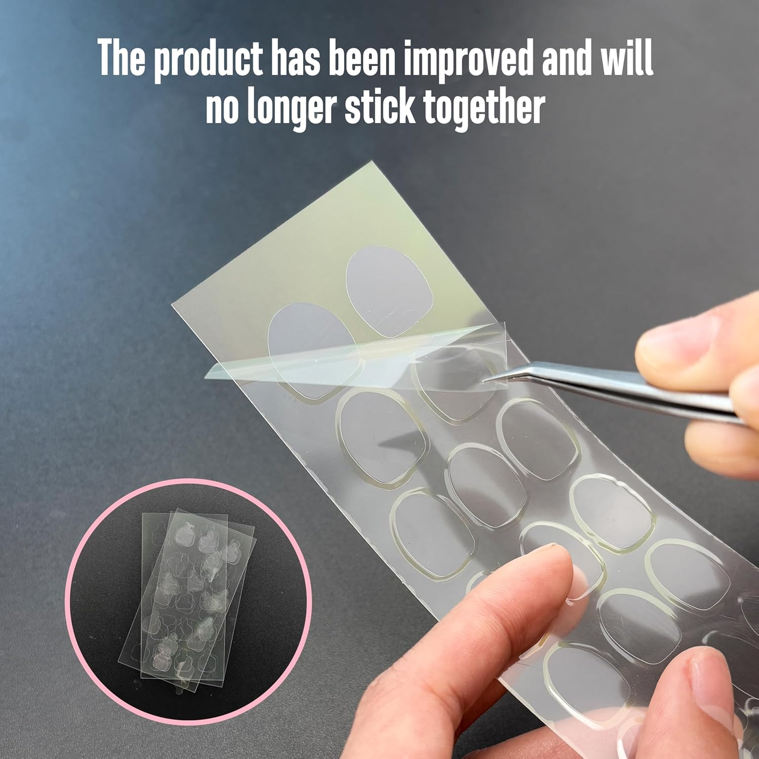 NOVO OVO Pre-Cut Nail Shaped Repair Sheets Various 21 Sizes with Slim File, Fixation & Insulation Layer, Bandage for Broken Nail Surface, Recovery Protection Layer for Acrylic, Easy to Use, Pack of 42 image number 2