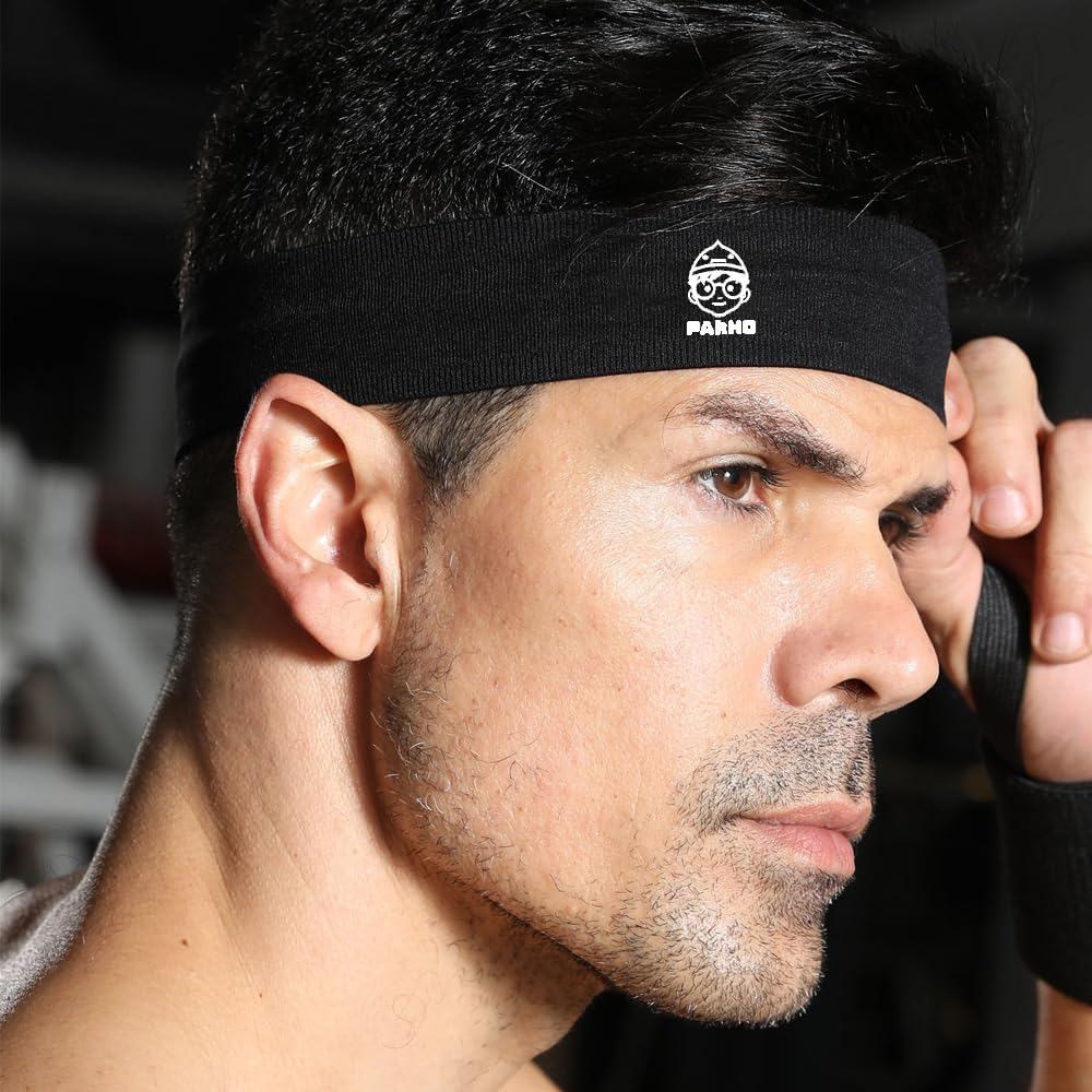 Headband for Men and Women 3PCS/1PC Trendy Silicone No Slip Sweatbands Stretchy Headbands for Workout Yoga Running and Cycling