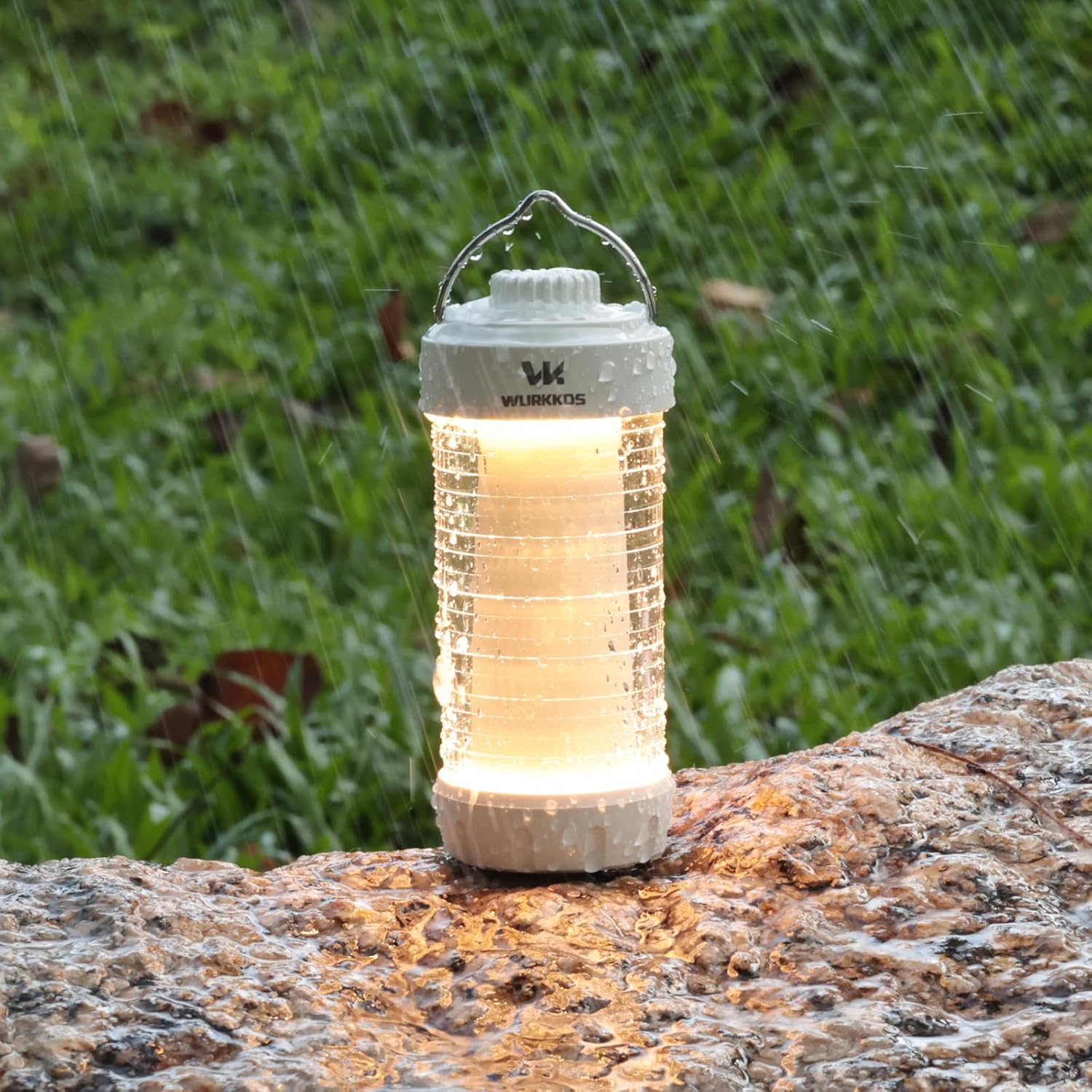 Wurkkos CL01 Rechargeable Camping Lantern, 550Lumens Super Bright Camping Light with Dynamic RGB, Dimmable Color Temperature, Waterproof Lantern for Outdoors Hiking Emergency