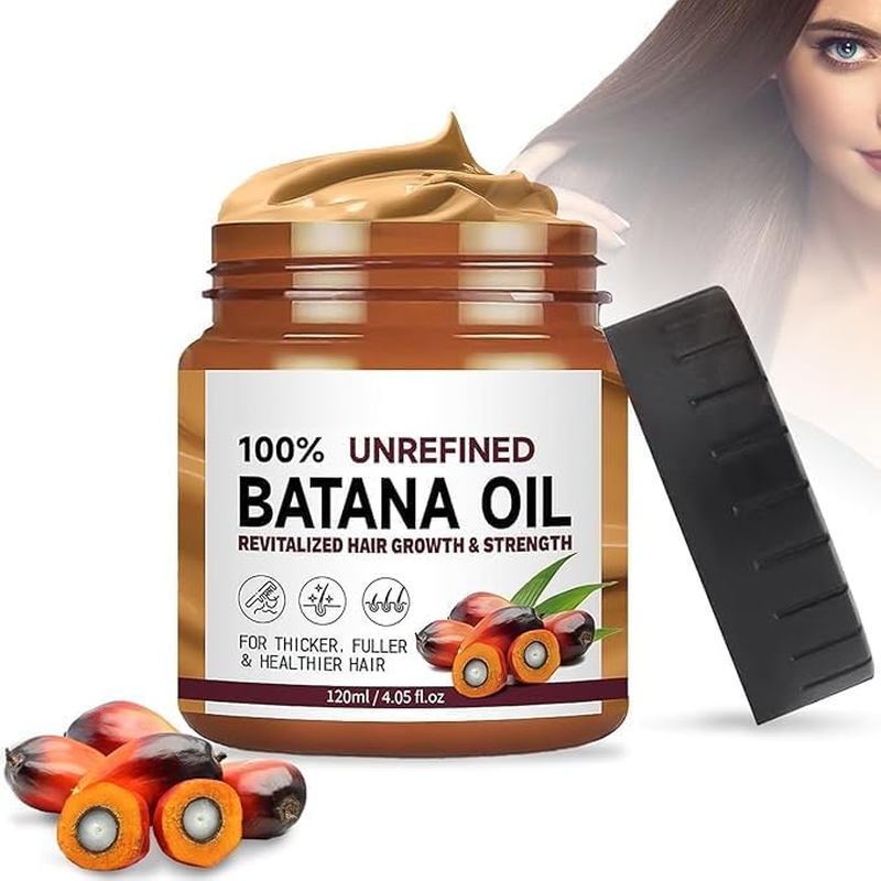 EASYNICE Raw Batana Oil for Hair Care，Unrefined Pure Batana Oil for All Hair Types in Men & Women（1Pcs）