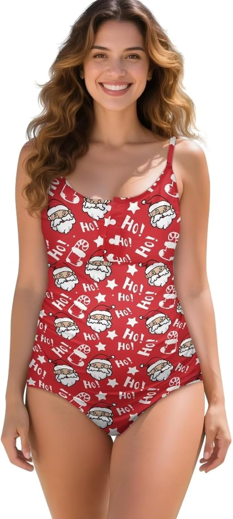 Maternity Swimsuit One Piece round Neck Button Pregnancy Bathing Suit Spaghetti Straps Ruched Swimwear plus Size