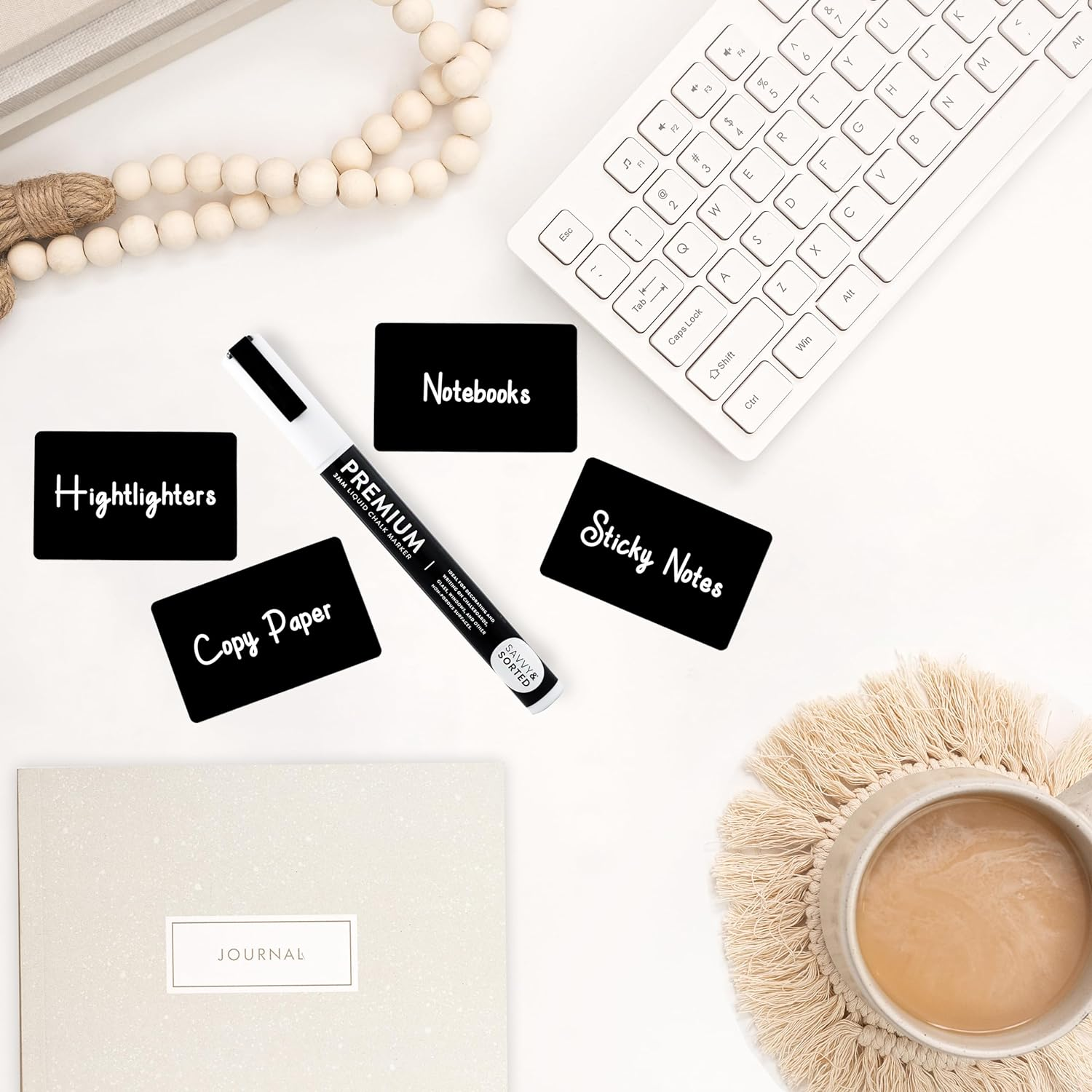 200 Chalkboard Labels for Jars, Chalkboard Stickers Chalk Label for Containers, Pantry Label for Storage Bins, Labels for Organizing, Glass Bottles, Removable Bin Stickers image number 4