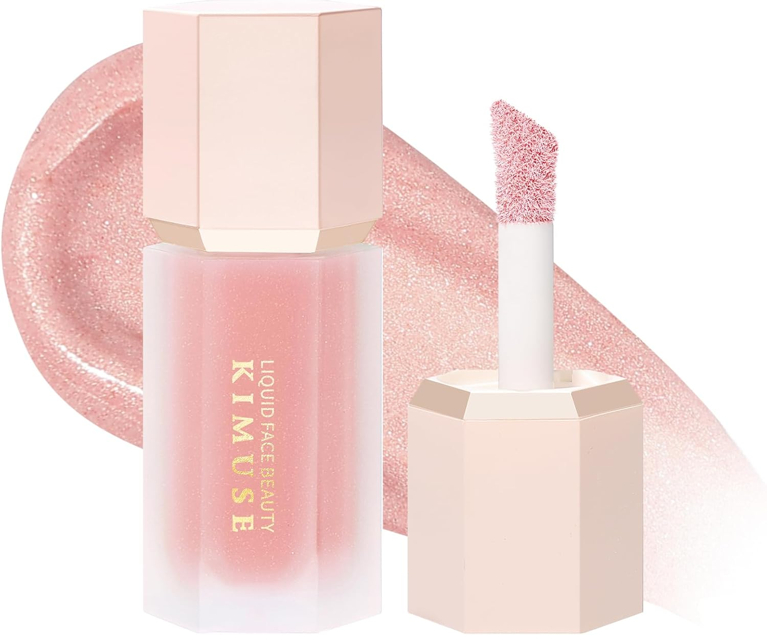 KIMUSE Soft Natural Glow Liquid Filter, Weightless, Long Wearing, Smudge Proof, Natural Looking, Dewy Finish, Glow Liquid Illuminator Makeup