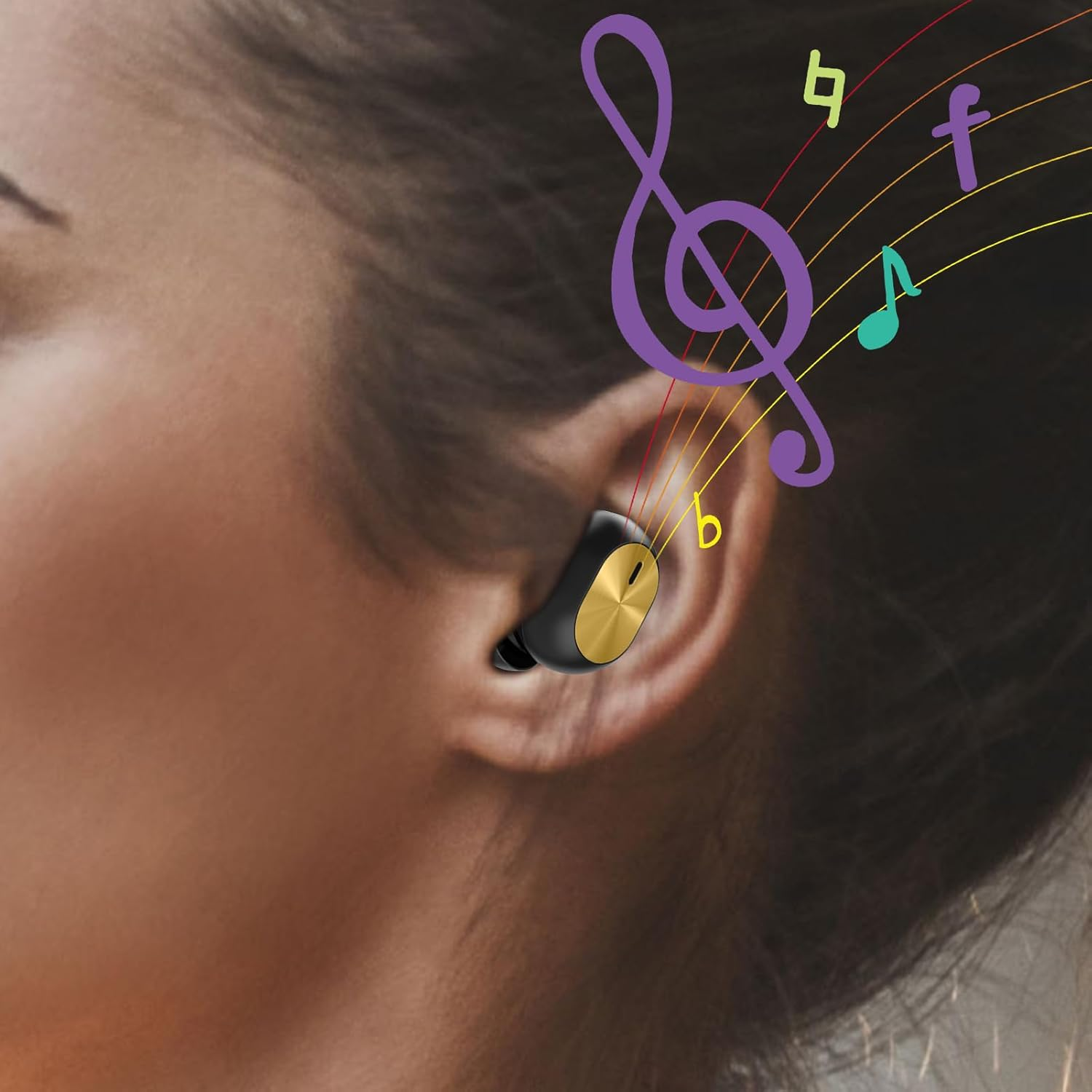 Gungtj Wireless Ear Buds | Multipurpose Single Earphone | Portable Mini Earbuds with High-Fidelity Sound for Travel Outdoor Running Sports Driving Cycling Commuting Hiking image number 3