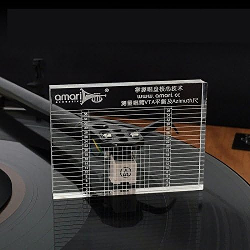 Nobsound Hi-Fi Tonearm VTA & Cartridge Azimuth Alignment Ruler Headshell Alignment Block image number 3