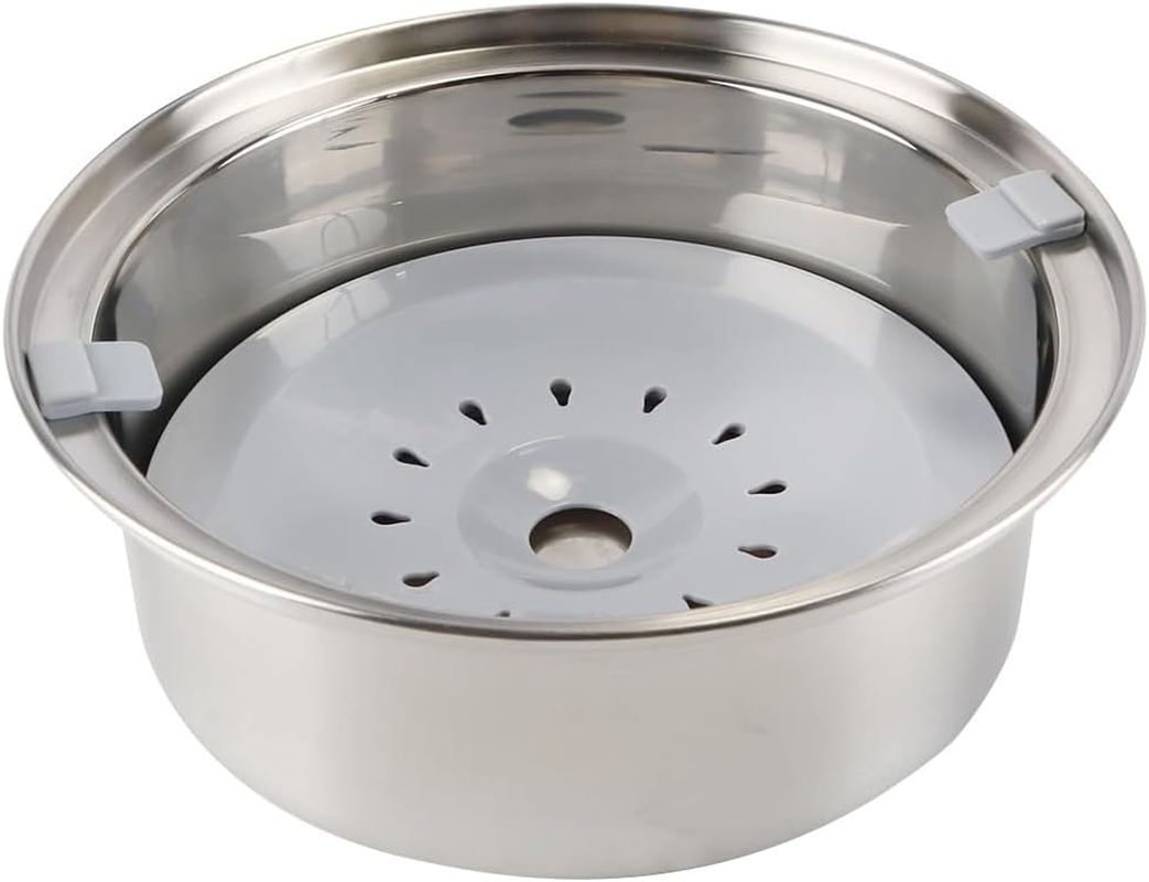 Enwye Water Bowl for Dogs, Leak-Proof, for Dogs, Large Capacity, Slow Drinking, Splashproof, No Mess, Non-Slip, for Puppies, Cats and Pets