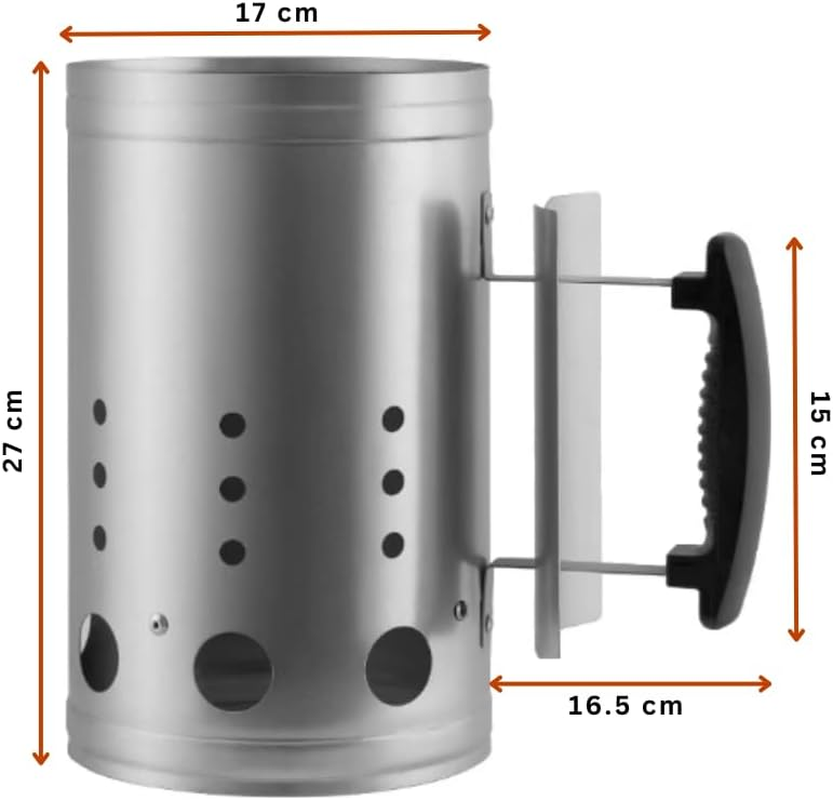 BBQ Charcoal Chimney Starter image number 4