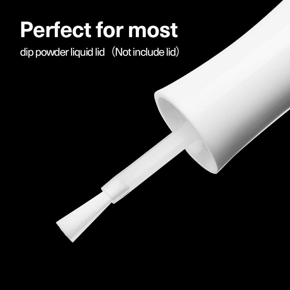 AZUREBEAUTY Dip Powder Liquid Brush 10Pcs/Set - Nylon/Synthetic Fibers - Perfect for AZUREBEAUTY Dip Powder Kit - Plastic Handle image number 6
