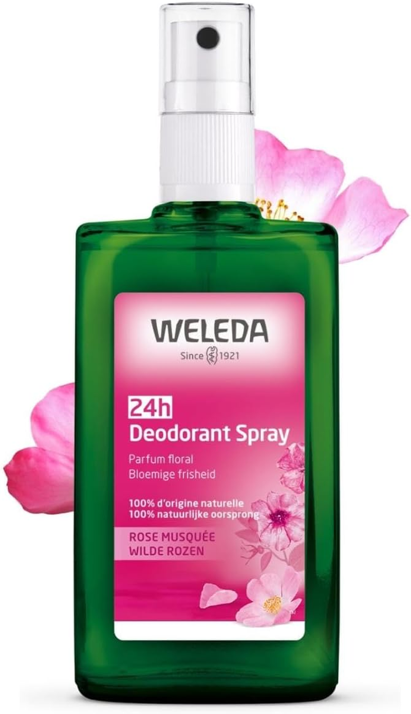 WELEDA Deodorant, Wild Rose, 100 Ml image number 1