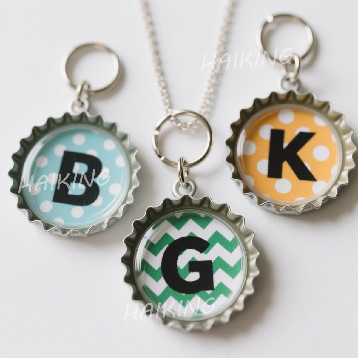 HAIKING Epoxy Resin Stickers, 60 PCS Clear round Dome Stickers for Bottle Cap, Pendant, Jewelry, Art Craft (25 Mm/1 In)