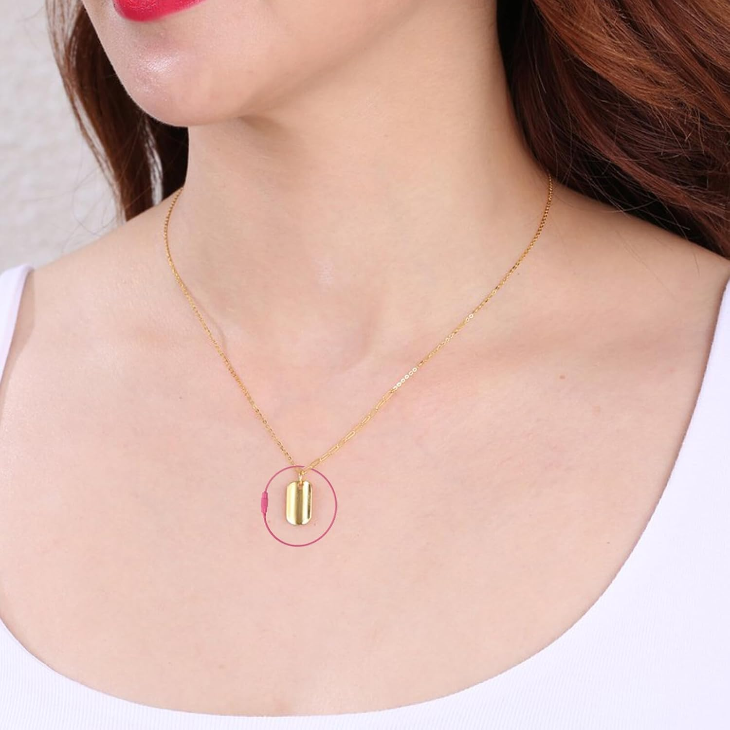 MUCKLILY 15Pcs Painted Steel Wire Keychain Loop Luggage Tag Rings 1.5Mmx15Cm Sturdy Cable Key Ring Holder for Travel Accessories image number 2