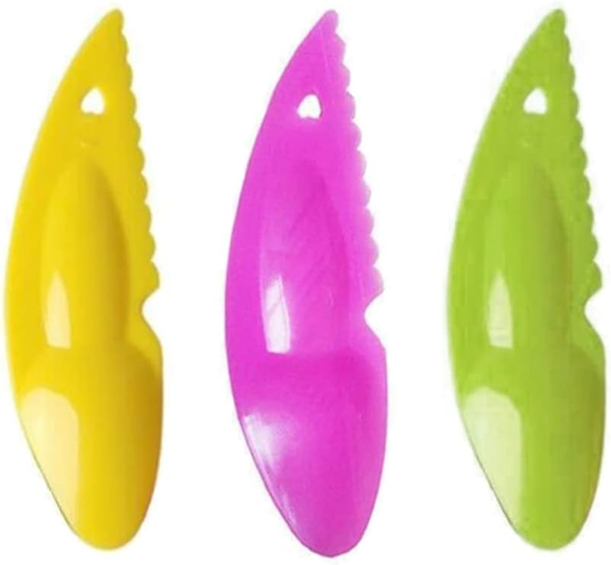 5X Fruit Gadget Kiwi Melon Dig Spoon Scoop Plastic Fruit Knife Slicer Peeler Cutter image number 5