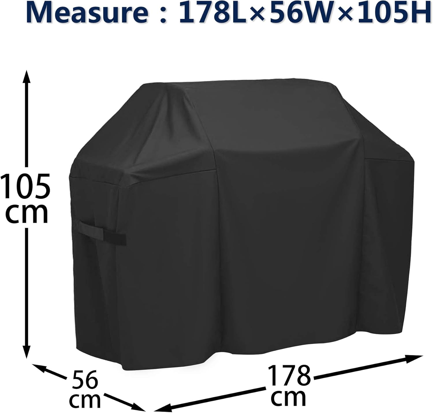 CAB55 BBQ Gas Grill Cover, Heavy Duty Waterproof 600D Polyester Fabric (178CM*56CM*105CM) 7132 image number 1