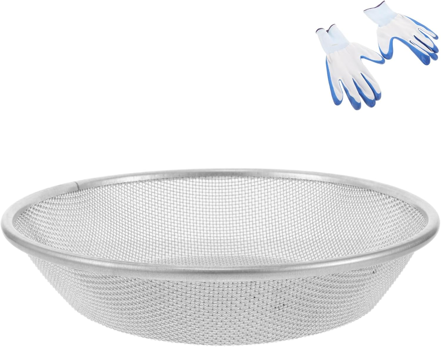 Yardenfun Compost Sifter Garden Sieve Soil Sifter Sandstone Sieve Tool for Bucket Gardening Gloves image number 4