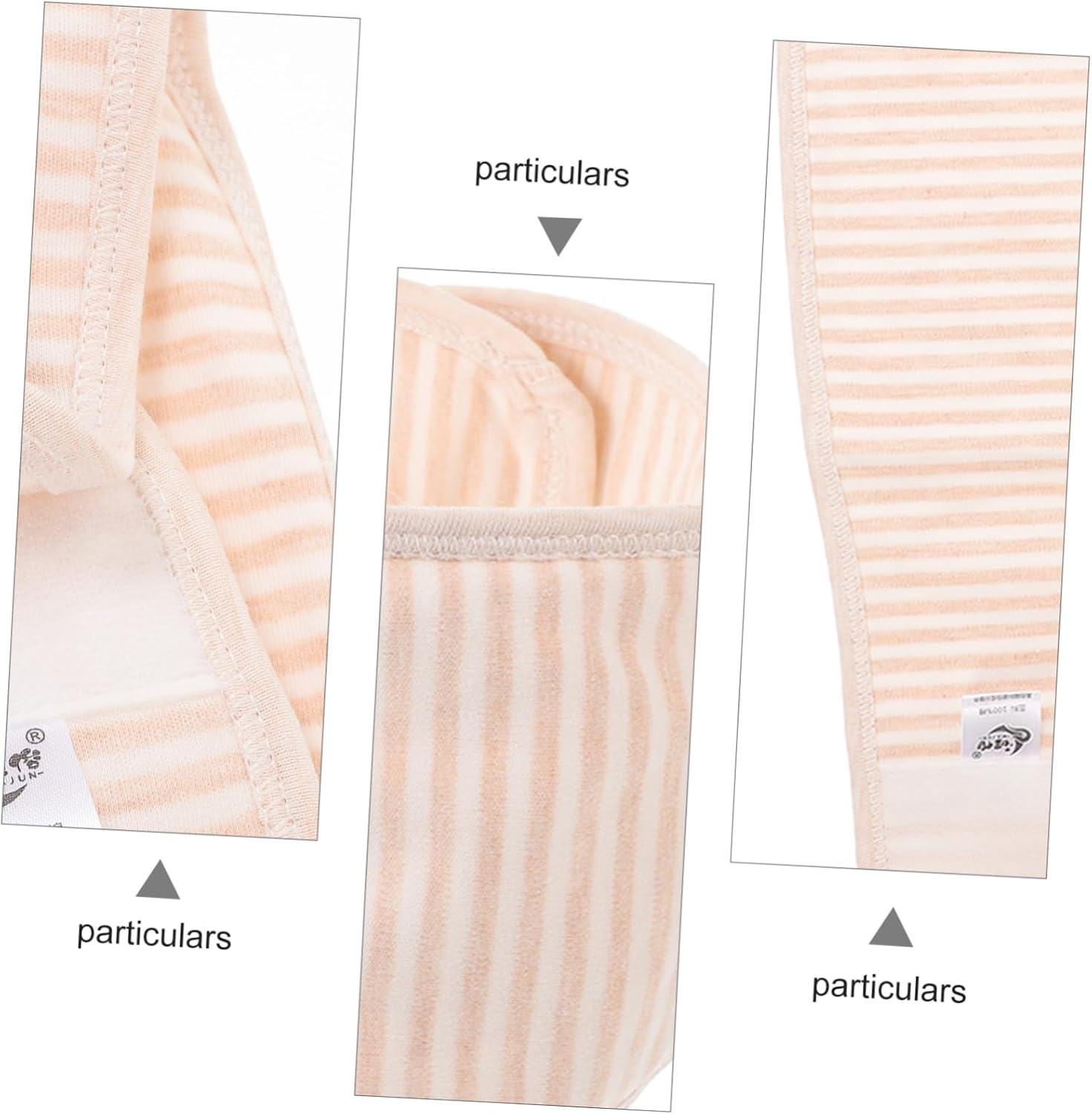 4Pcs Baby Belly Band Navel Band Newborn Umbilical Belt Beige Infant Comfort Support for Boys and Girls image number 1