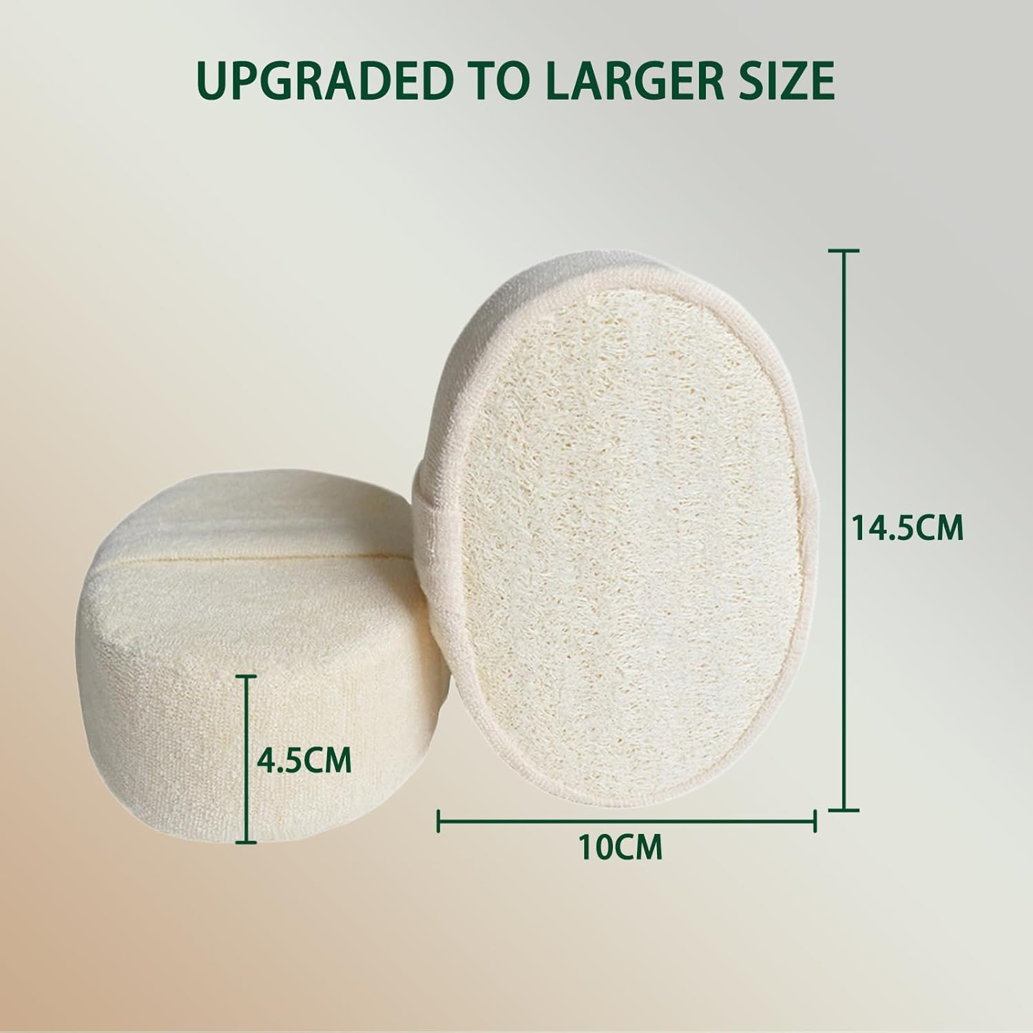 Checkzed Loofah， Authentic African Net Sponge & Exfoliating Body Scrubber, Organic Loofa Shower Sponge for Men & Women, Spa-Grade Skin Care, Plant-Based Checkzed Loofa (1 Pack) ﻿ image number 1