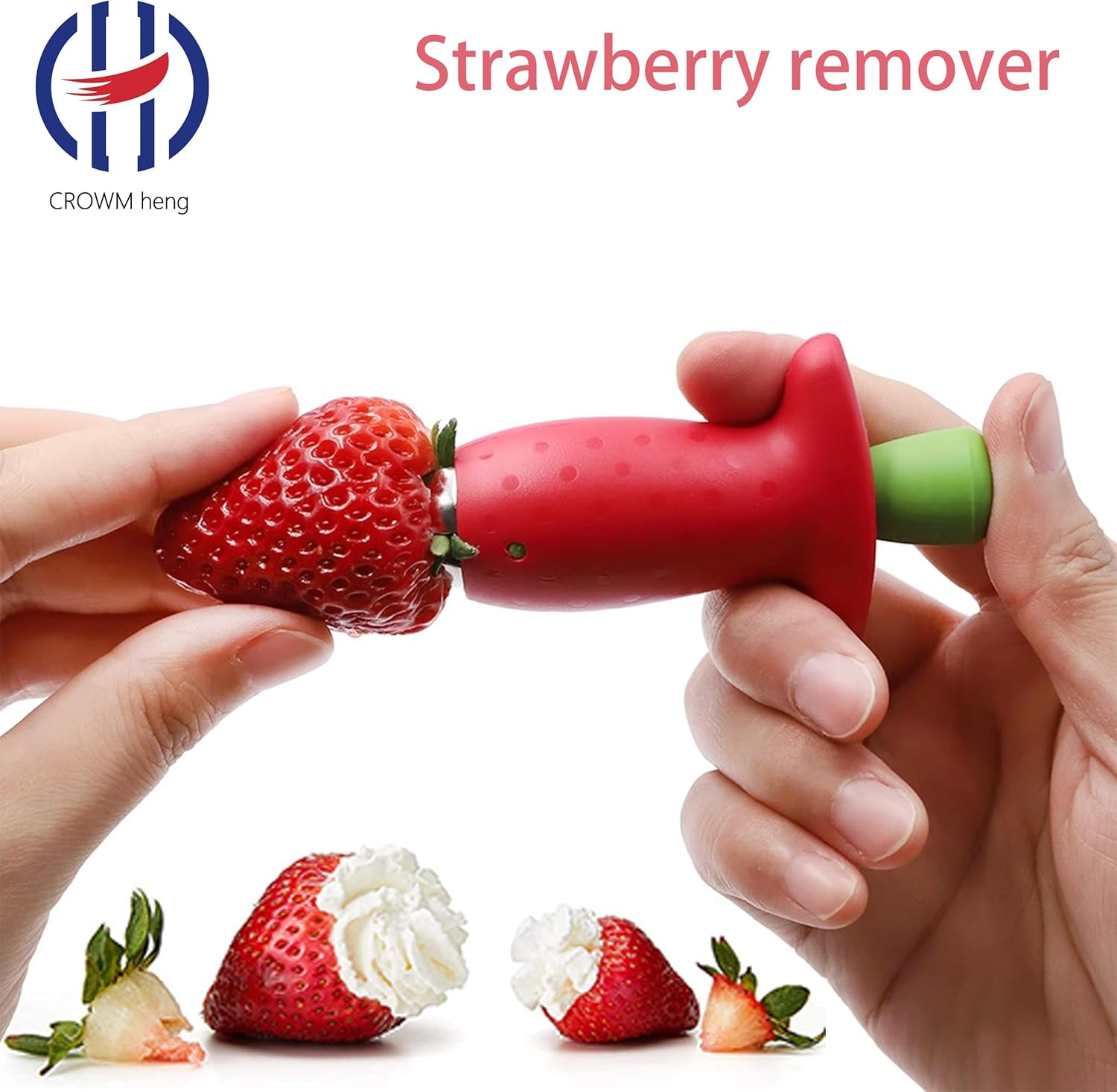 Multi-Functional Stainless Steel Strawberry Pedicle Removal Artifact Pedicle Removal Clip Removal Nuclear Device Kitchen Fruit Strawberry Core Removal Pedicle Removal Clip image number 4