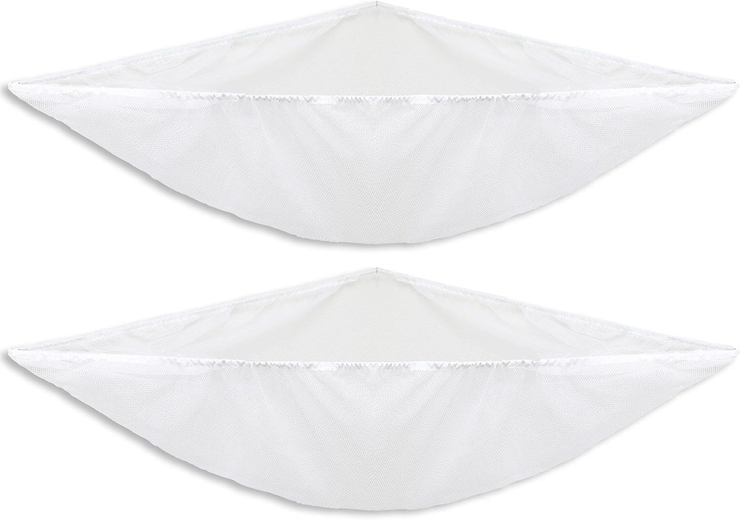 Simplehouseware Jumbo Corner Toy Hammock for Stuffed Animals, 2 Pack, White