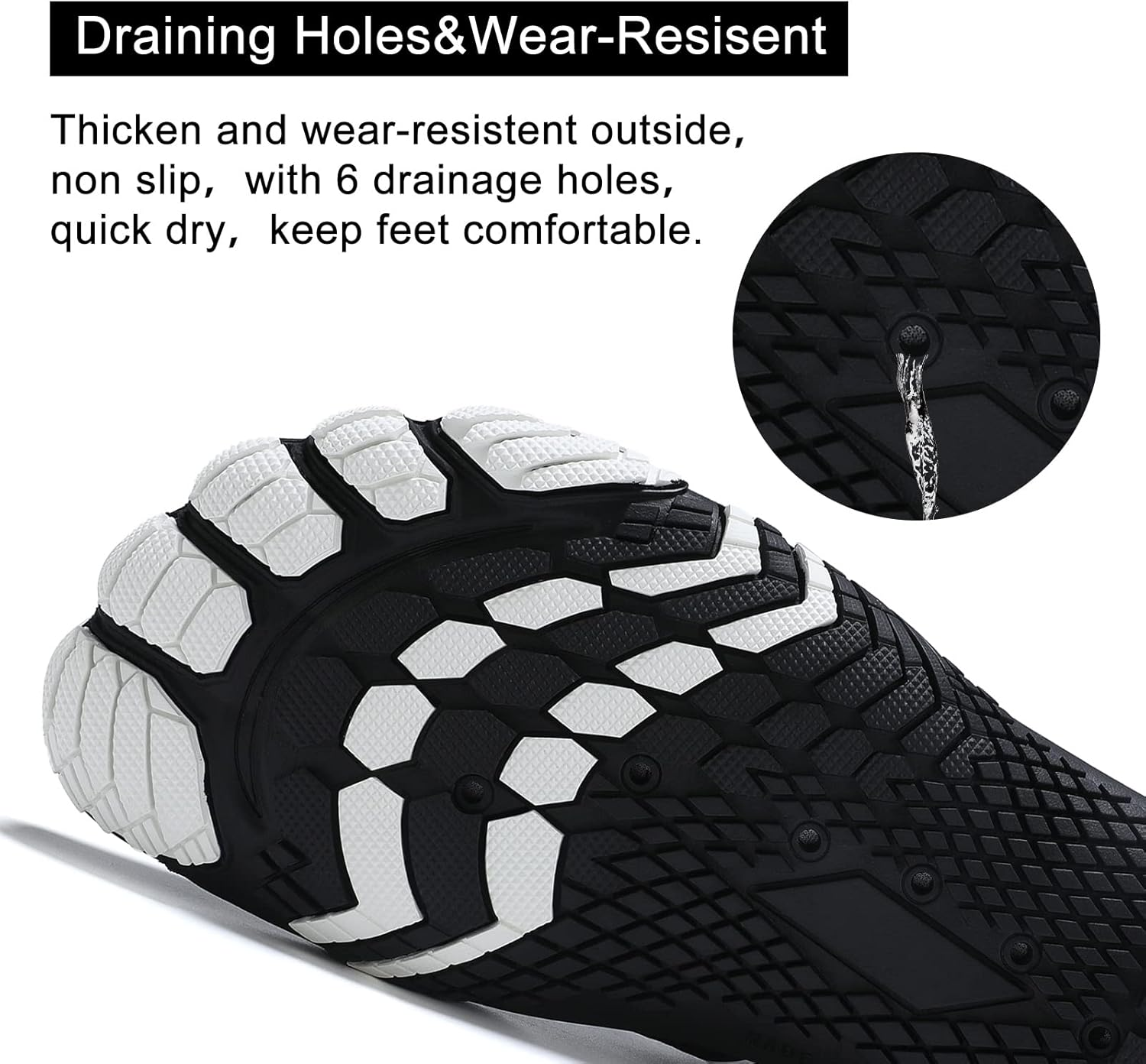 Tcife Water Shoes Womens Mens Swim Beach Shoes Aqua Sports Outdoor Beach Surfing Diving Hiking Yoga Shoes Quick-Dry Water Shoes Men Water Shoes Women