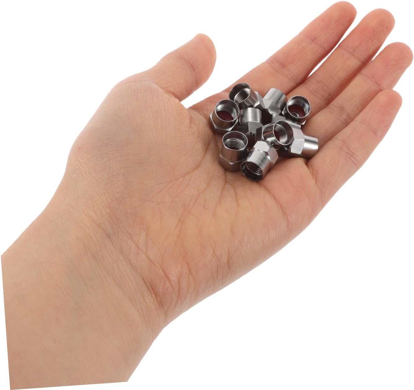 Amosfun 20Pcs Valve Stem Caps Tire Valve Covers Car Wheel Stem Caps Dustproof Covers for Automotive Wheels Trucks Bikes Replacement Accessories image number 2