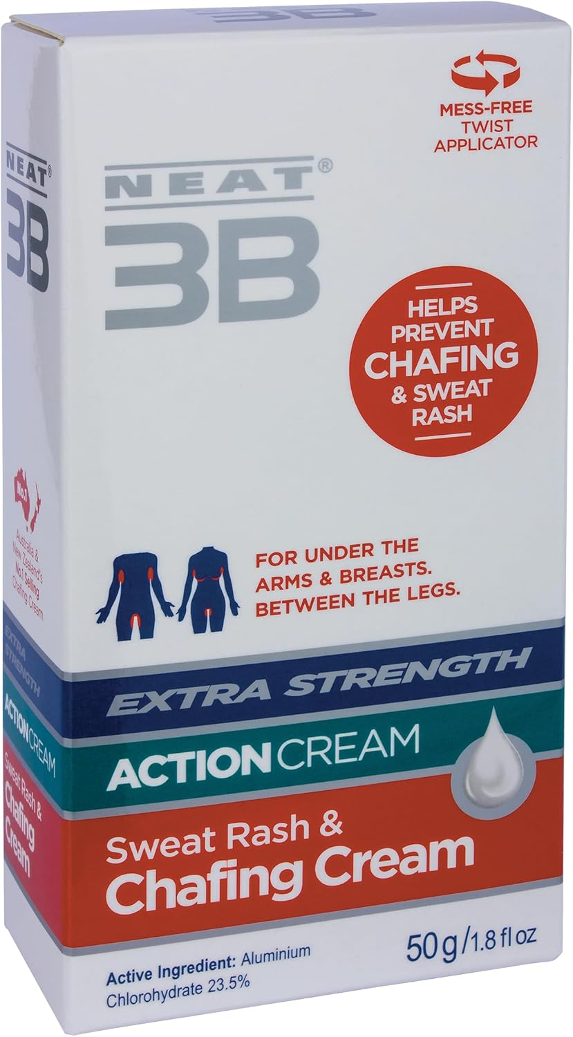 Neat Feat Foot & Body Care Sweat Rash & Chafing Stick - Extra Strength Skin Protectant Stick, Prevents Chafing and Soothes Skin - Ideal for Active Individuals image number 4