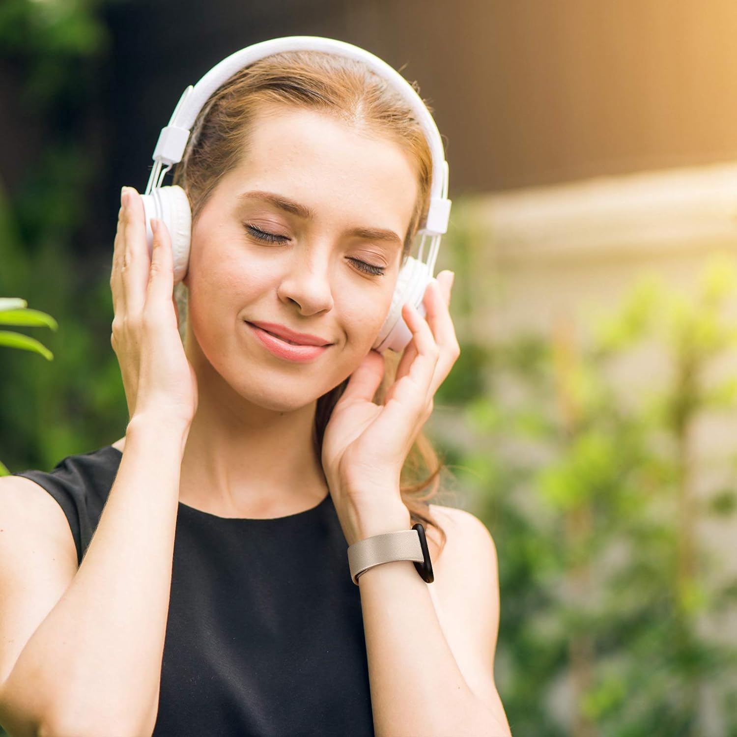 3 Pack Silicone Bands for Fitbit Versa 3 & Fitbit Sense, Soft Replacement Sport Wristbands for Fitbit Versa 3 & Fitbit Sense for Women Men Small Large image number 5