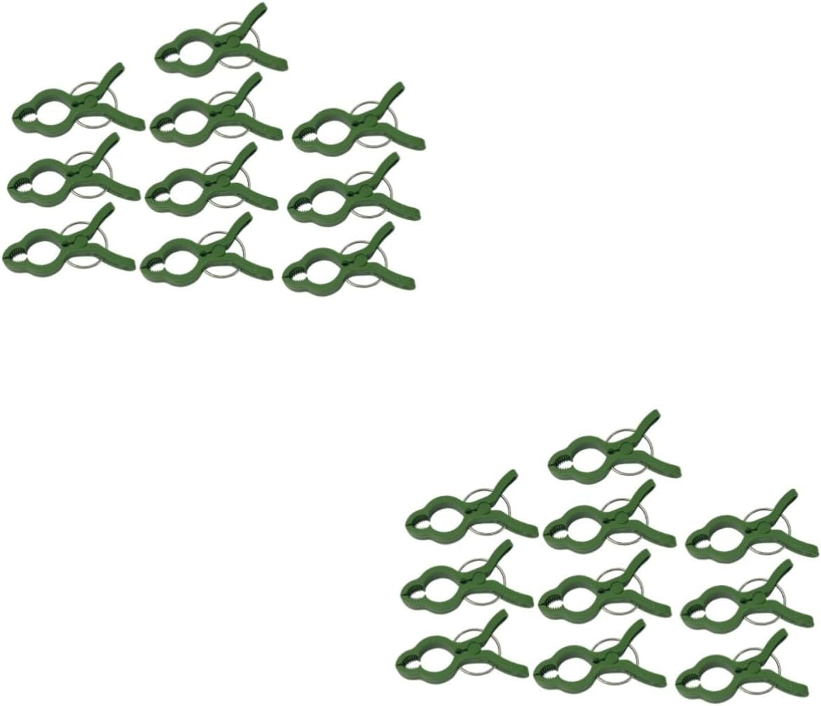 BUTIFULSIC 20Pcs Garden Fixing Clips for Potted Plants Branches Support Clamps for Gardening and Easy to Use for Orchids and Climbing Plants