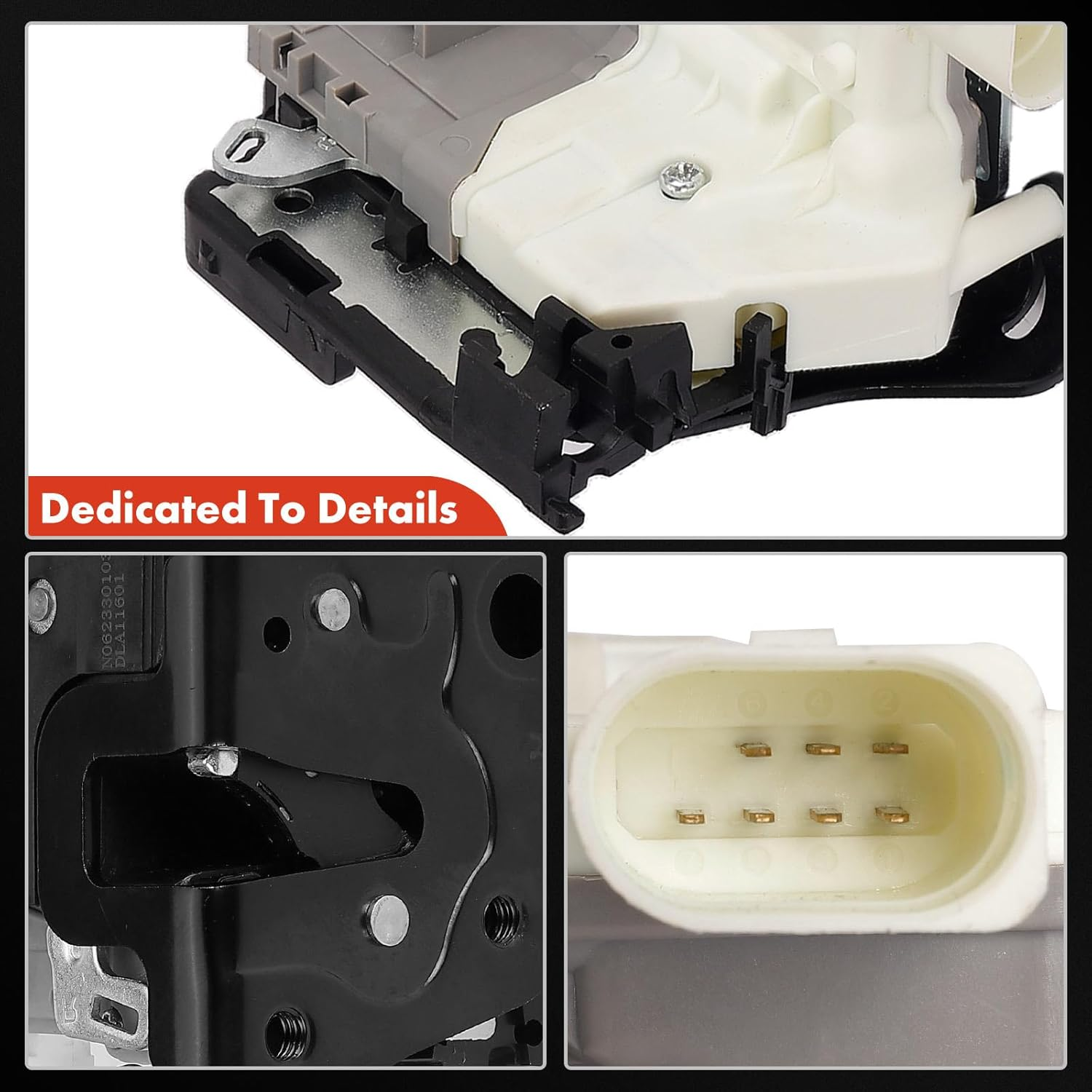 A-Premium Door Lock Latch Actuator Compatible with Audi & Porsche Vehicles - A4 2009, A4 Quattro 2009, Cayenne 2011-2018, Panamera 2010-2013 - Rear Right Passenger Side, Replace# 9A783911601 image number 6