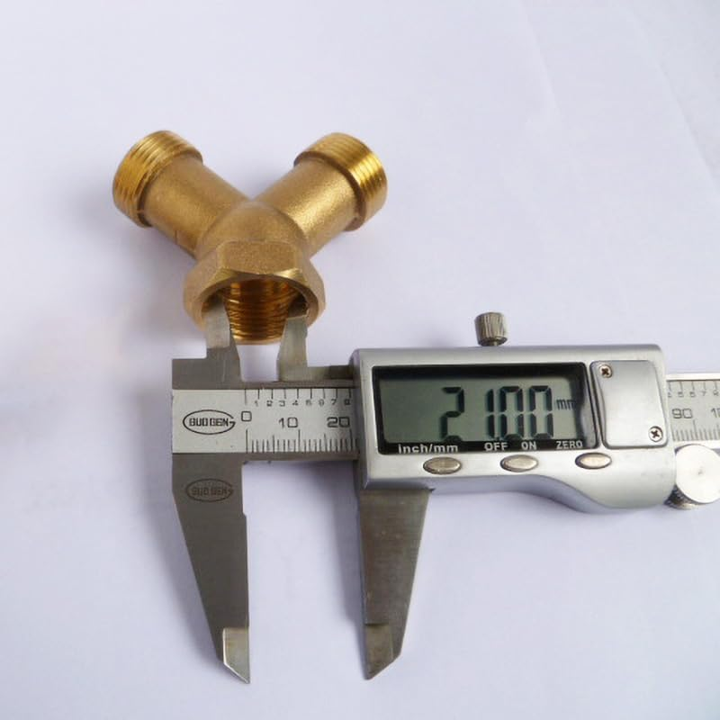 Rustproof Brass Y Piece Plug Thread Tap Adapter High Pressure Washing Machine Accessories Suitable for Garden Systems image number 1