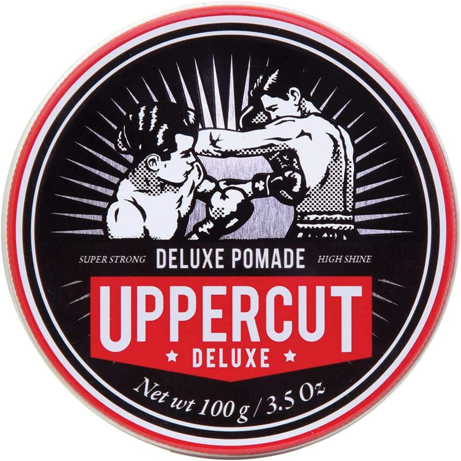 Uppercut Deluxe Deluxe Pomade, Mens Pomade High Shine and Strong Hold, Water Based Pomade for Men, Mens Hair Product for Classic Looks for Short to Medium Lengths 100G image number 2