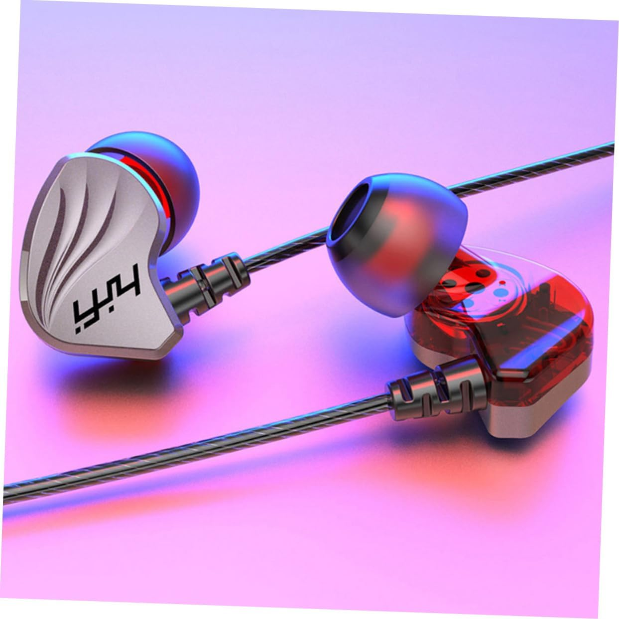 SHOWERORO Plug In-Ear Headphones Wired Headphones for Phone Earphones Heavy Bass Suitable for Mobile Phone and Tablet Comfortable Fit for Everyday Use image number 3