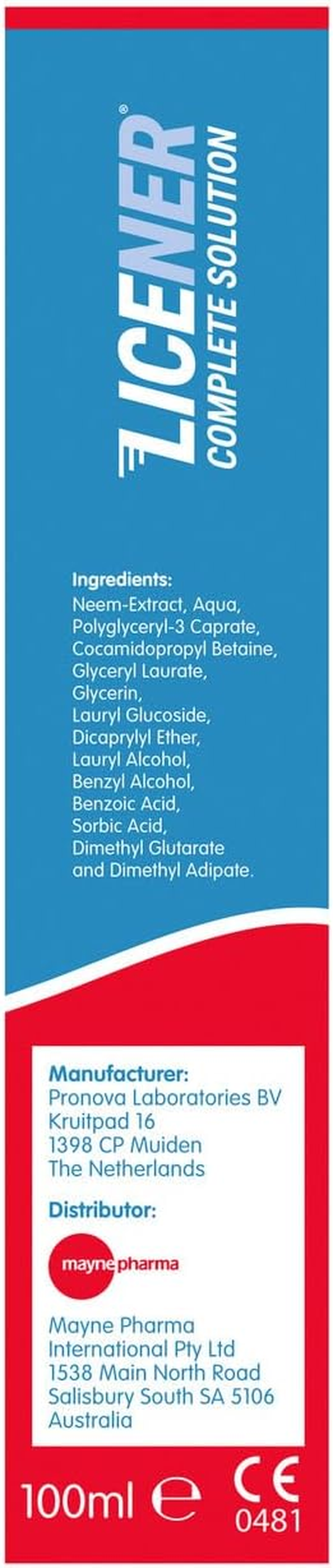 Licener Complete Solution All-In-One Head Lice Single Treatment Shampoo 100 Ml image number 3