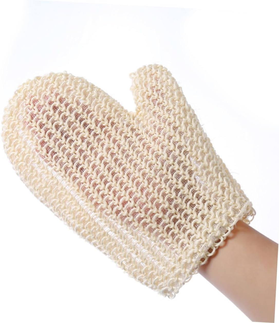 HAMPPLIES 2Pcs Exfoliating Gloves Double Sided Body Scrubber for Gentle Skin Cleansing and Exfoliation for Shower Use for All Skin Types image number 4