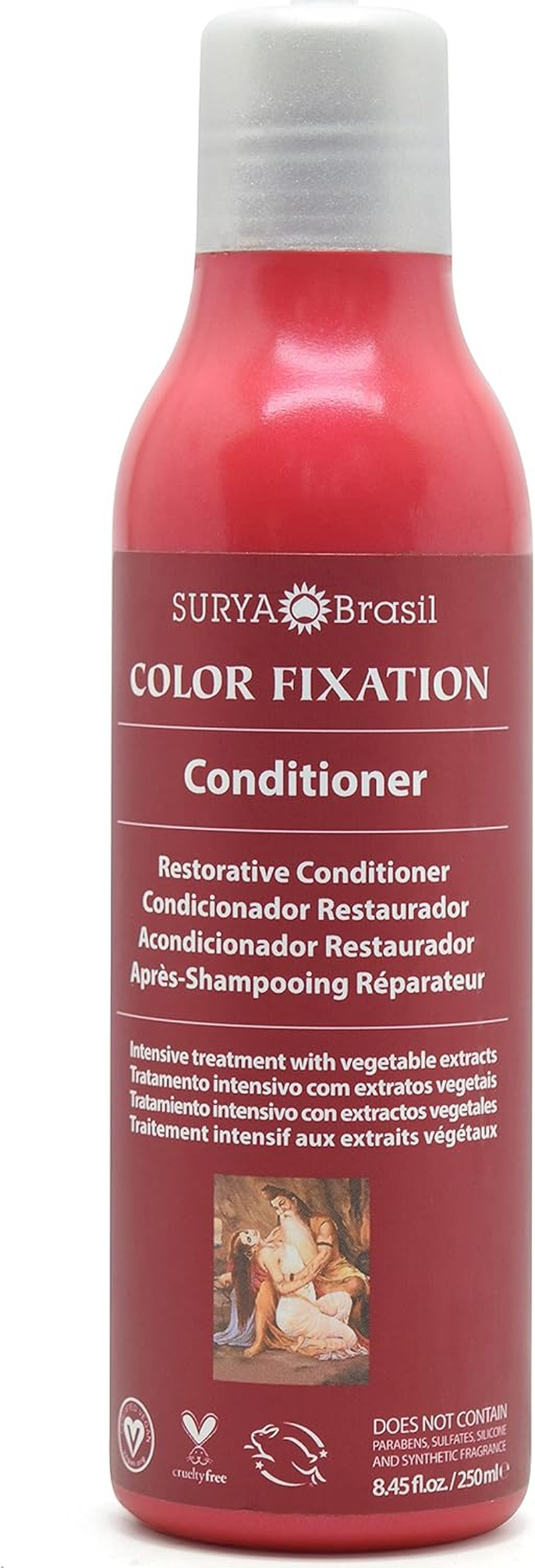 Surya Brasil - Henna Color Fixation Intensive Treatment Restorative Conditioner - 8.45 Fl. Oz. image number 2
