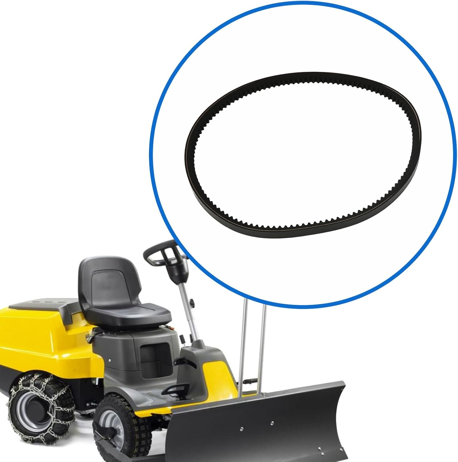 Triangular Tooth Timing Belt 9585-0216-01 13.5X8.5X755 Mm Compatible with Park 120 220 image number 4