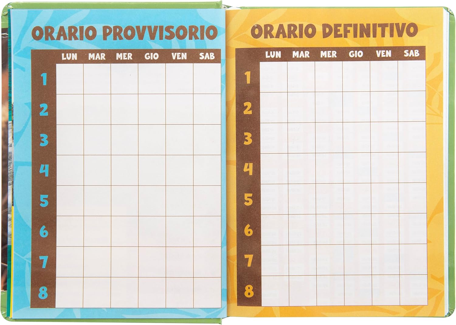 WWF Academic Diary 2025-2026 Official WWF Diary 12 Months Ideal for Elementary or Middle School with Hard Cover with Leopard Photo and 352 Coloured Pages 5.1 X 7 Inches