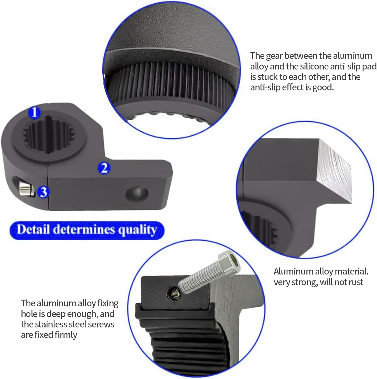 MAEZOE 4Pcs Motorcycle Light Bar Mounting Brackets Heavy Duty Tube Clamps for ATV Trucks Cars Roof Rack Universal Fit Durable Easy to Install for Riders and DIY Enthusiasts