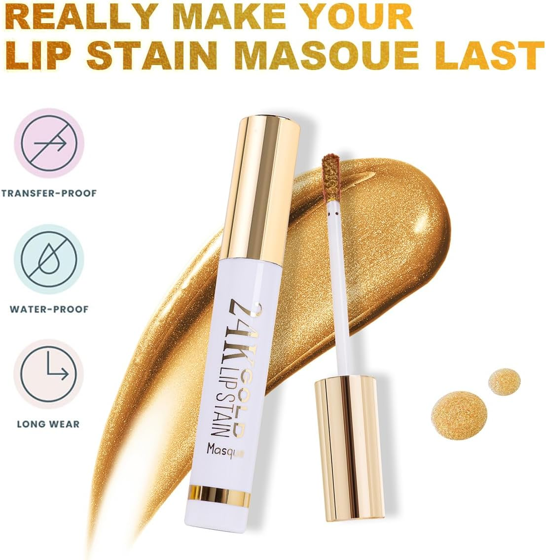 Lip Liner Peel off Lip Stain 24K Gold Wipe off Lip Stain Tattoo Long Lasting Waterproof Lip Tint for Women Girls,Detachable Lip Liner Pencil High-Pigment Lip Color,Smudge & Transfer Proof (02#Coffee)