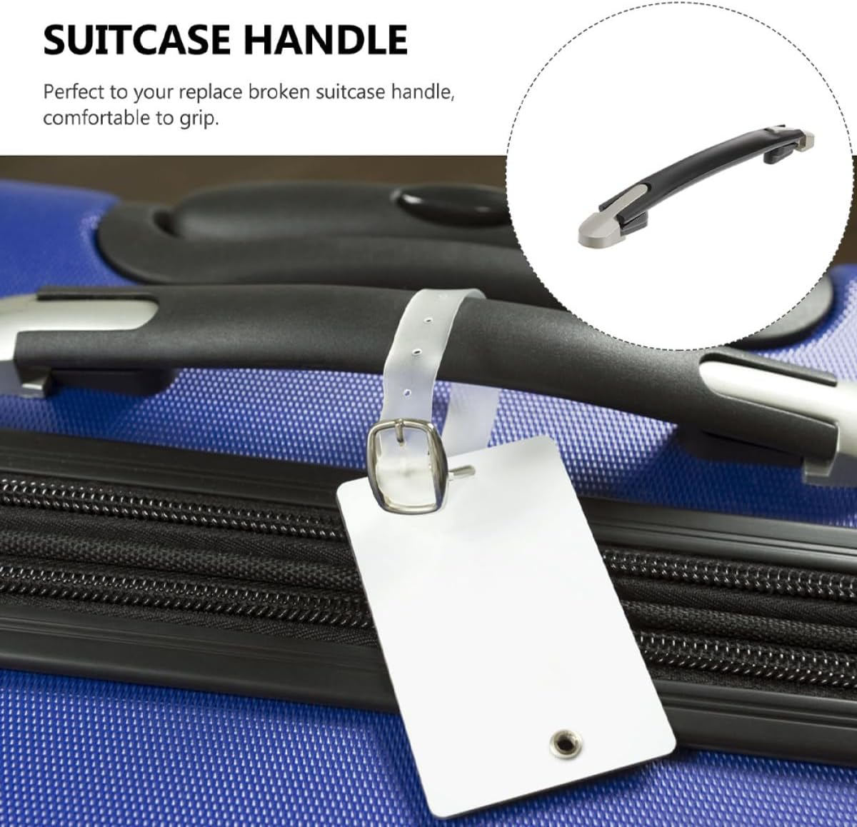 SUPVOX Suitcase Handle Grip Replacement Screws Sturdy Luggage Handle for Travel Suitcases and Luggage Cases image number 6