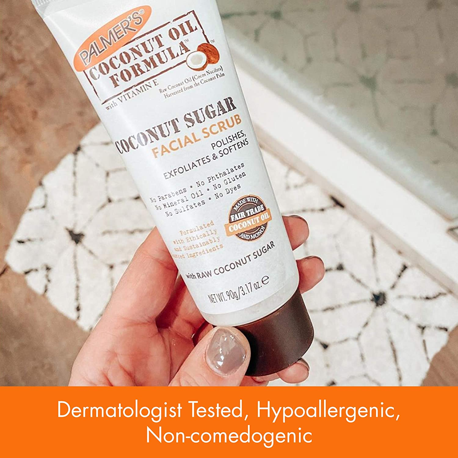 PALMER'S Coconut Oil Formula Facial Scrub, 90G image number 6