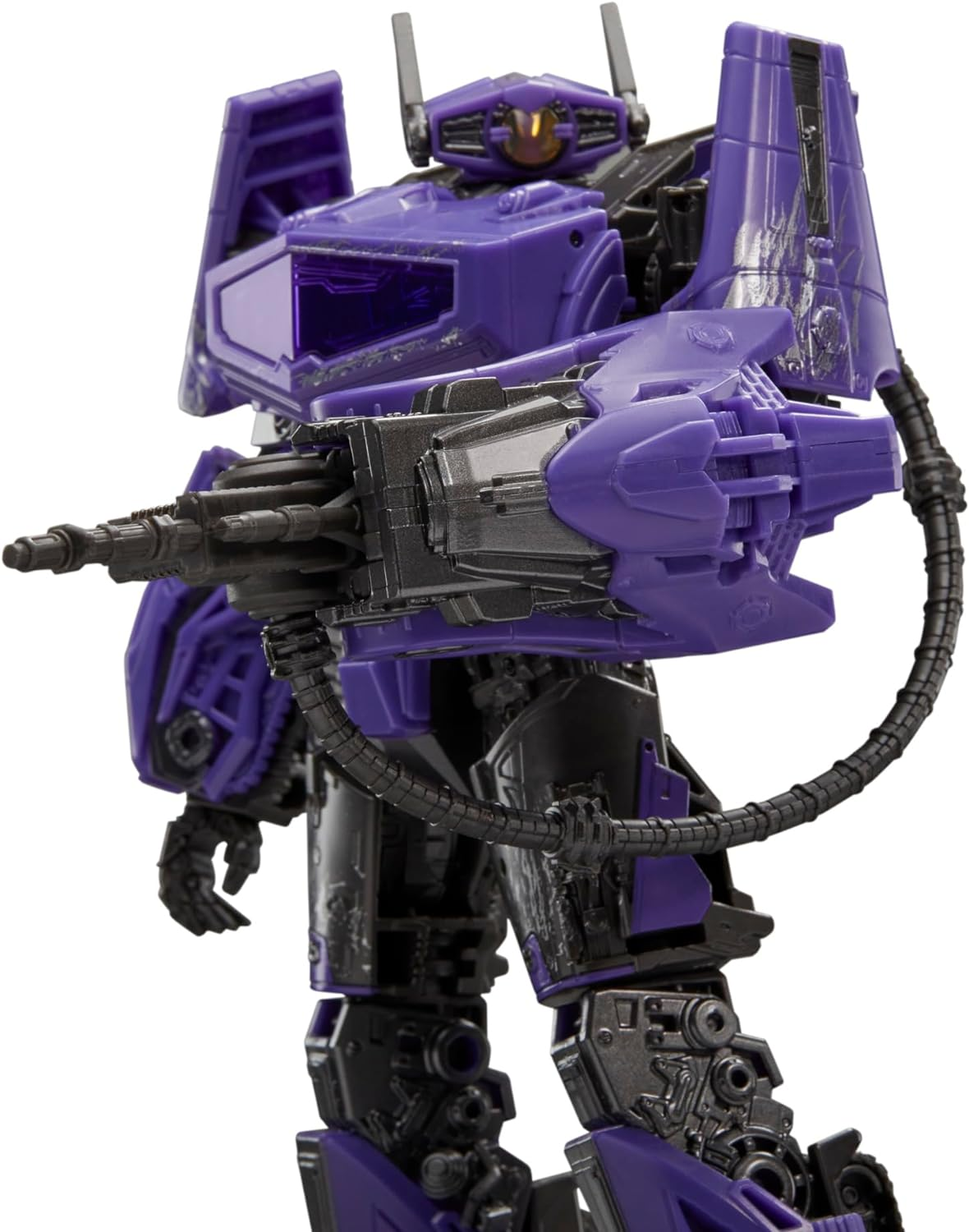 Transformers Toys Studio Series Voyager Transformers: Bumblebee 110 Shockwave, 6.5-Inch Converting Action Figure, 8+ image number 3