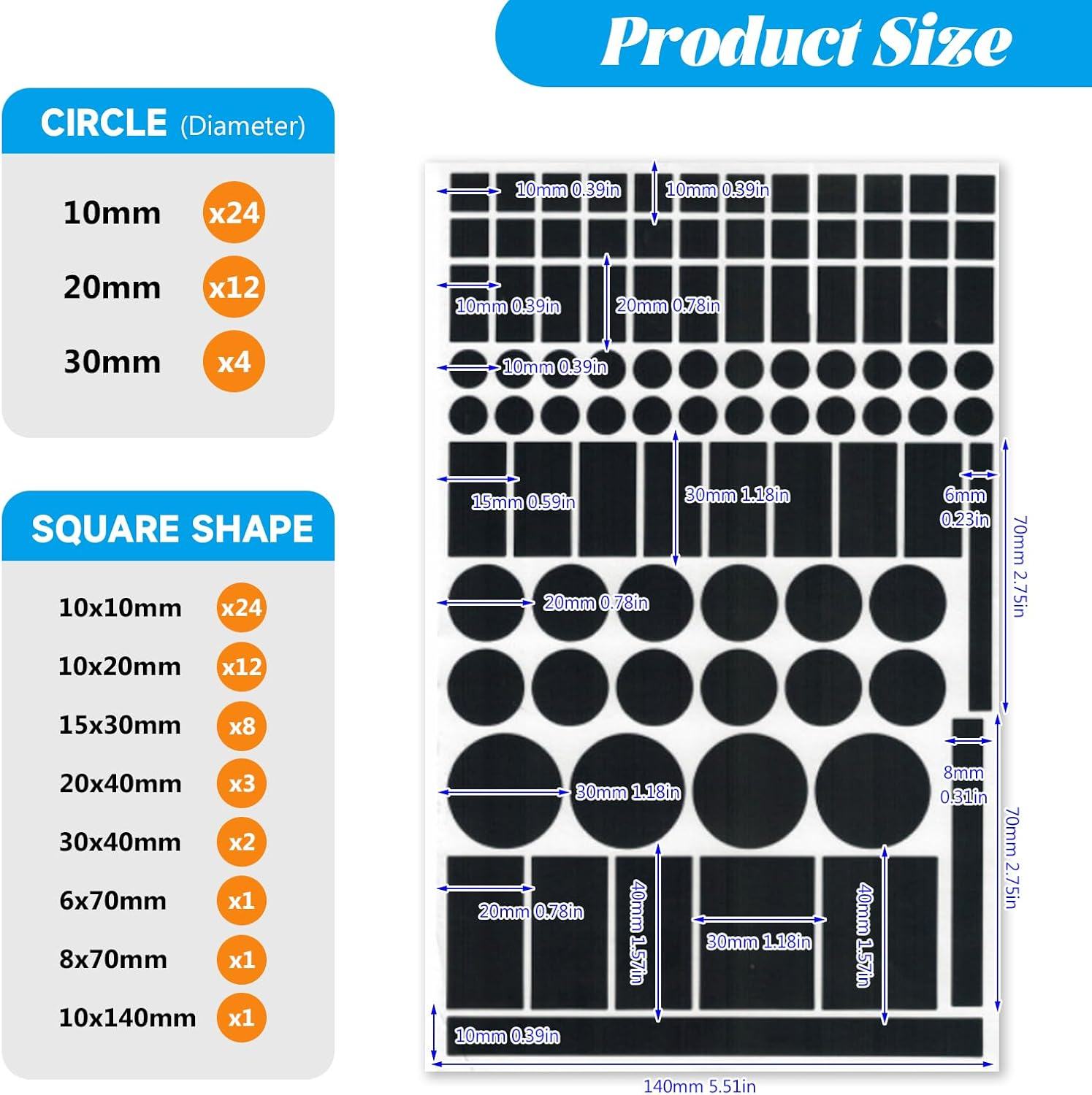 Agwenkui 4 Pcs LED Light Blocking Stickers (2 White + 2 Black) - Light Dimming Filters & Covers for Routers, Tvs, Monitors, Reduce LED Glare, Adhesive Blackout Sheets for Electronic Devices image number 3