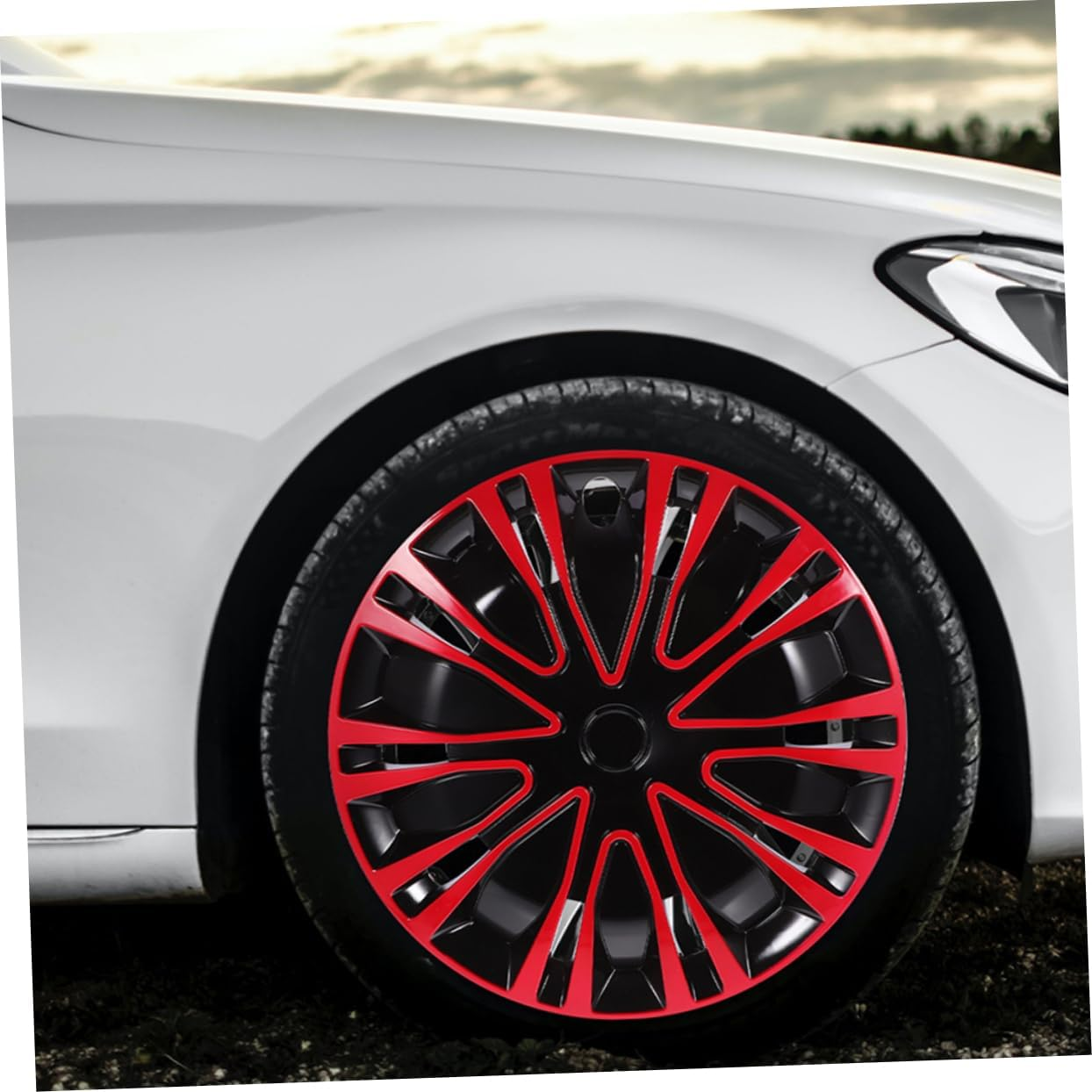 Cabilock Car Hub Cap Wheel Center Cap Hubcap Decoration for Vehicle Wheel Replacement Hub Covers for Car Exterior Decoration image number 6