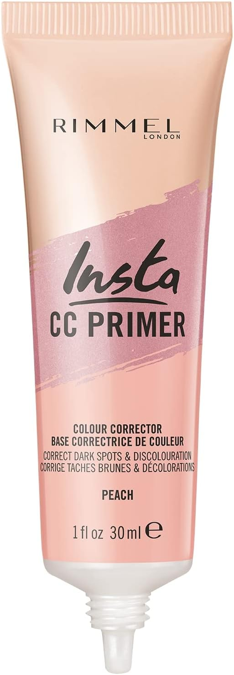 Rimmel London Insta CC Primer, Peach, 30Ml