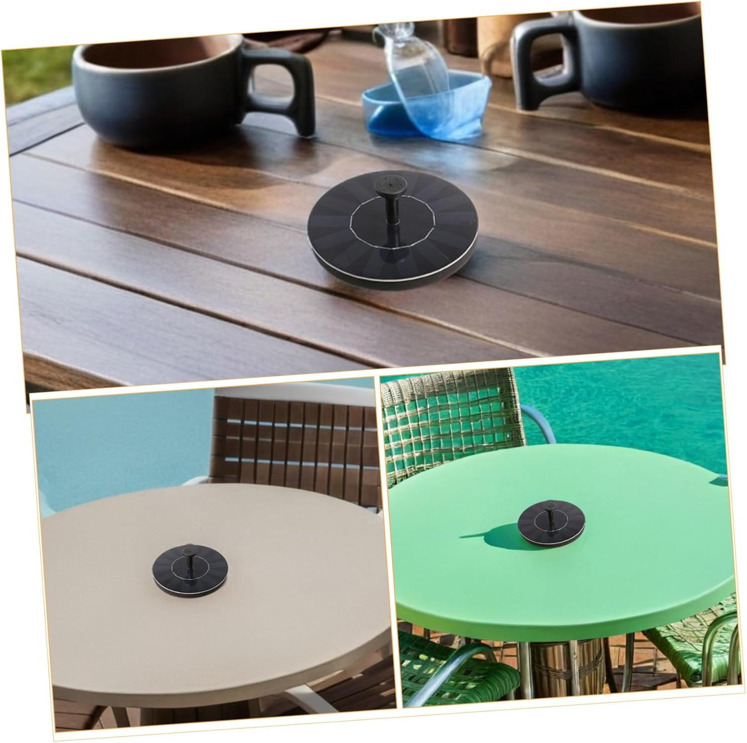 TIDTALEO Solar Powered Floating Water Fountain for Ponds and Bird Baths Compact Outdoor Solar Fountain Pump with Automatic Daytime Activation Smart Circulation for Garden Landscaping And image number 2