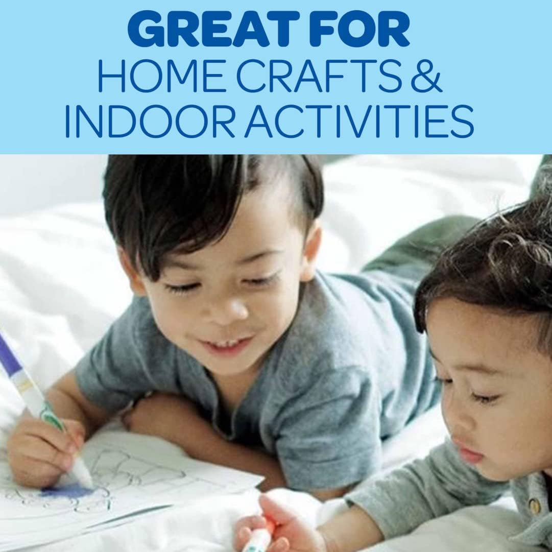 CRAYOLA Mess Free Color Wonder Colouring Pages & Markers, Disney Frozen, Includes 18 Pages of Frozen Characters and Scenes with Surprises and 5 Special Markers, Won'T Colour on Skin or Fabric!, Multicolor (757002)