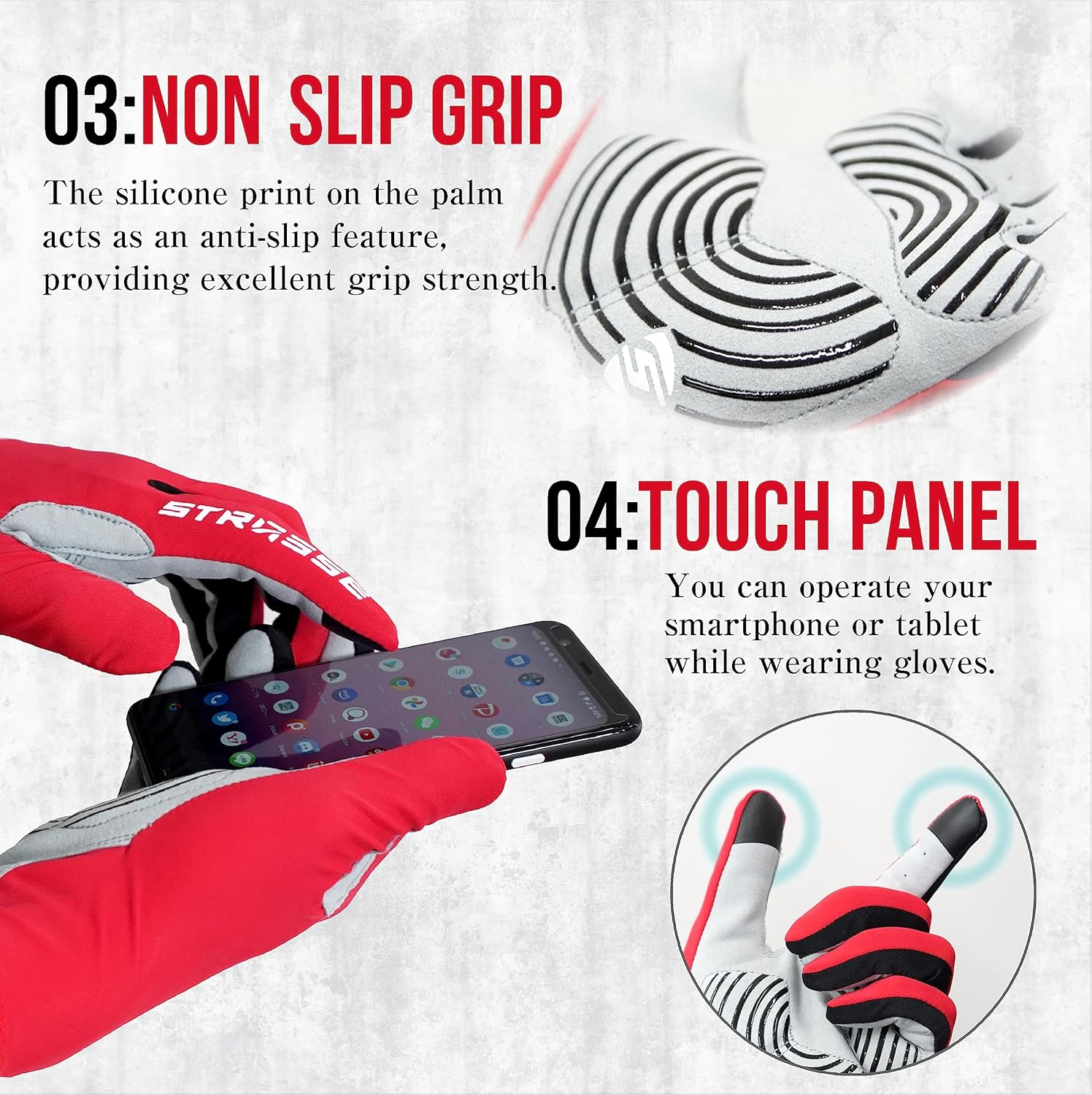 STRASSE Gaming Gloves, Racing Gloves, Gaming Gloves, Simulator, Strasse Hankon image number 7