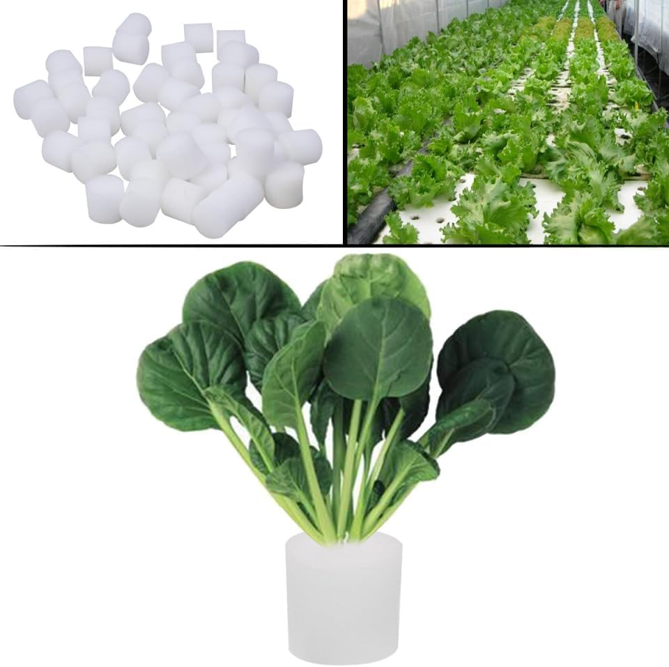 MERRYHAPY 50Pcs Hydroponic Sponges Soilless Cultivation System 30Mm for Vegetables Gardening Tools Planting Sponge for Hydroponics image number 1