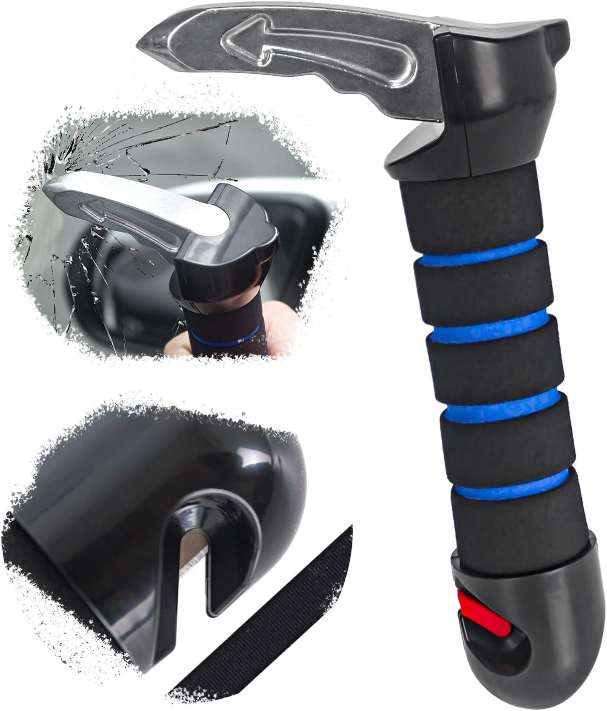 3 in 1 Car Door Handle for Elderly, Car Cane, Assist Support for Seniors and Handicapped, Window Breaker Seatbelt Cutter image number 3