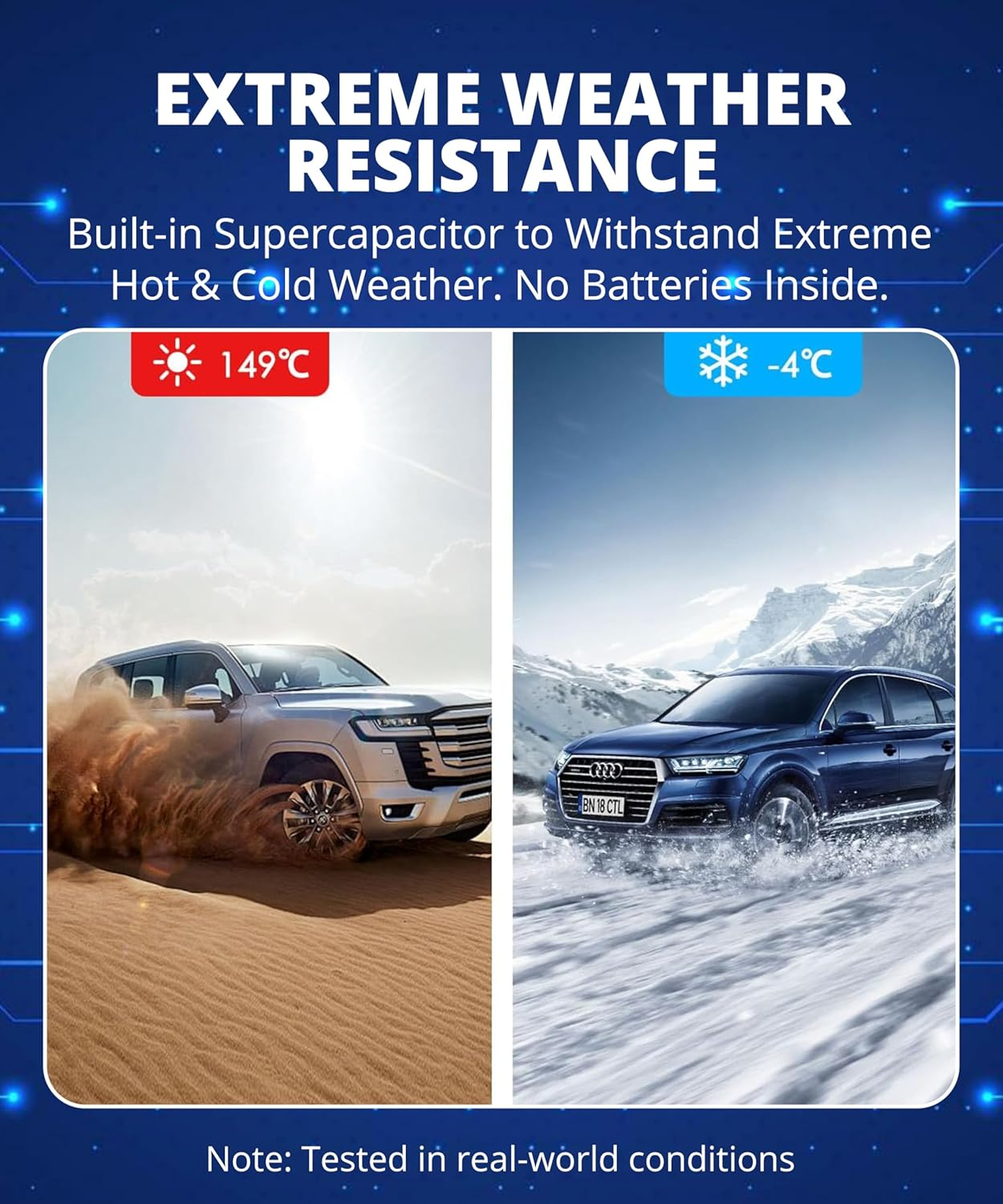 VIOFO A119 V3 2K Dash Cam 2560X1600P Quad HD+ Car Dash Camera, Ultra Clear Night Vision, 140-Degree Wide Angle, GPS Included, Buffered Parking Mode, True HDR, Motion Detection, G-Sensor, Time Lapse image number 2